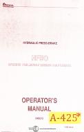 Amada-Amada HFBO, Press Brakes Operations Parts and Electrical Manual 1995-HFBO-01